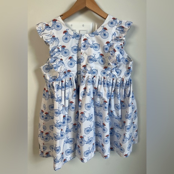 Eleanor Rose Bicycle Print “Lacey Top” Size 14-16 Youth Girls - Picture 6 of 6